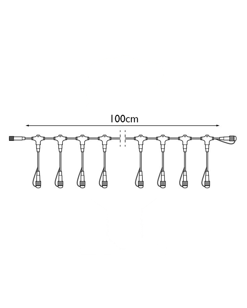 Conector Smart para 10 tiras 1 metro