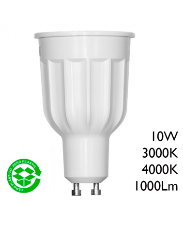 Spot Dicroica 50mm LED 10W GU10 60° alta luminosidad 1000Lm