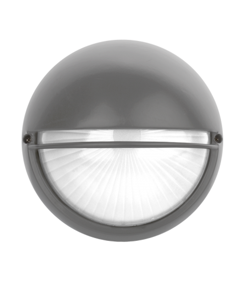 Outdoor wall light in aluminum and glass E27 90W IP54