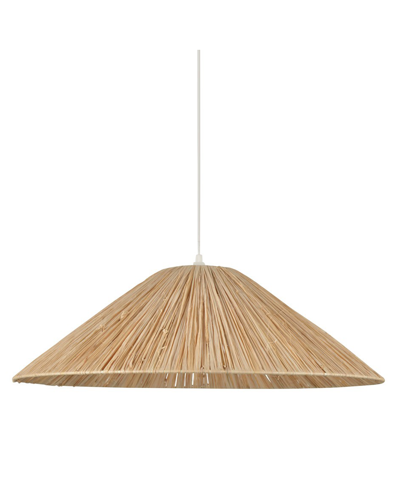 natural raffia lampshade