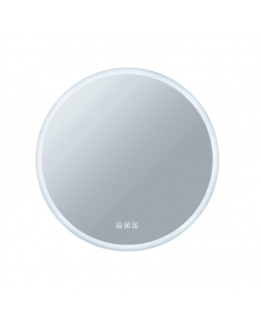 Round LED mirror 60cm IP44 fog-free 230V 21W CCT Switch 2700K/4000K/6500K