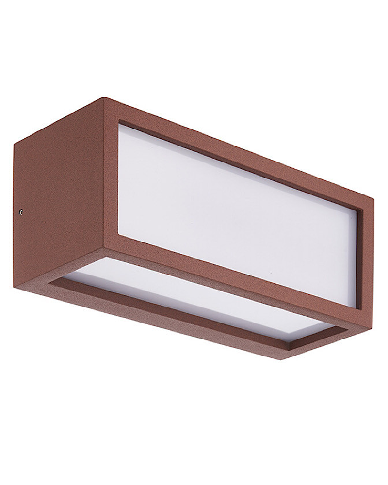 Aplique de exterior 11cm E27 20W de aluminio y policarbonato IP65