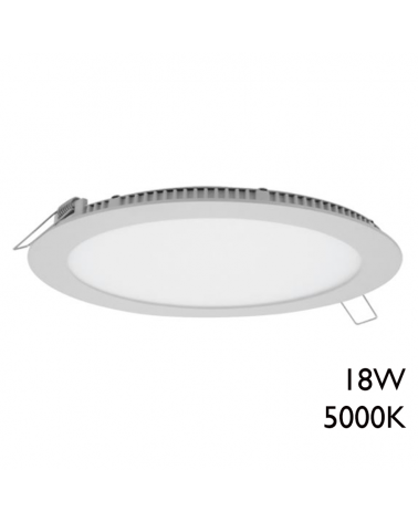 LED Downlight 22.5cm 18W recessed white frame