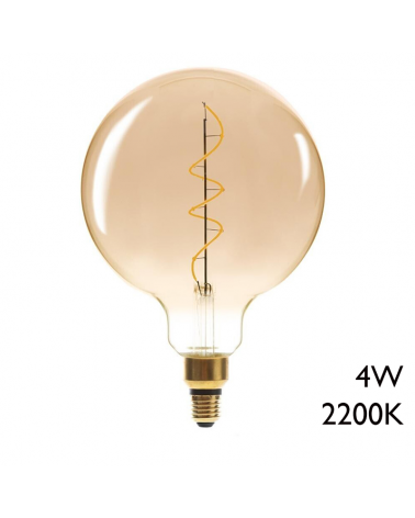 Ampoule LED filament E27 4W Vintage Gold