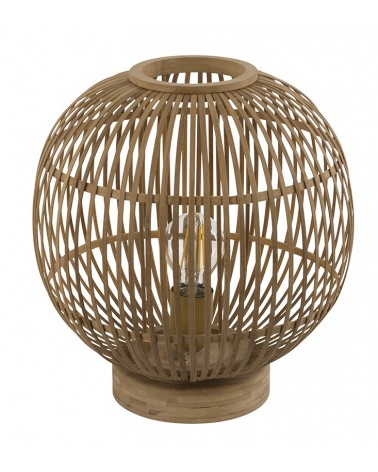 Table lamp boho bamboo cage ø30cm E27 60W