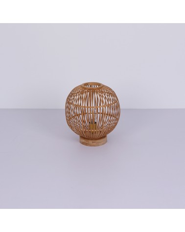 Table lamp boho bamboo cage ø30cm E27 60W