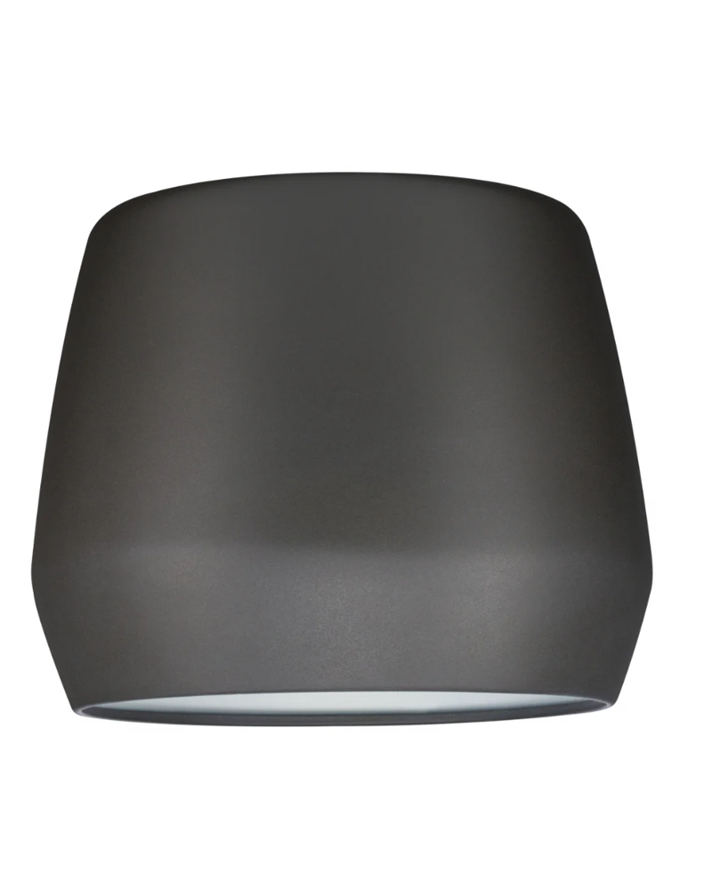 Hanging Lampshade 28cm matt grey for rail