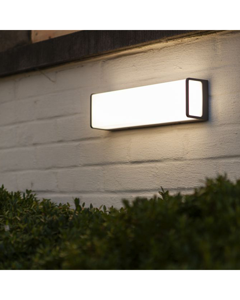 Aplique de exterior Block Out W20 luz directa o indirecta IP54 GU10 Luz  superior e inferior