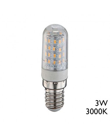 Bombilla tubular LED 3W E14 3000º K