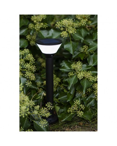 Outdoor beacon with SOLAR spike 45cm LED 6.8W aluminum and PC IP44 motion sensor voice control RGB CCT 2700K-6500K