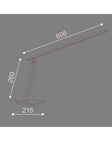 Flexo Thor de Prodelux dorado mate LED 5W