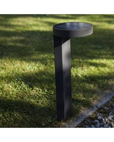 SOLAR outdoor beacon 45cm LED dark grey finish 2W 4000K