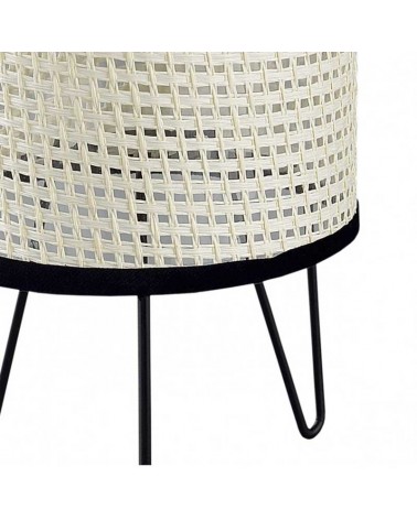 Table lamp 30cm in metal and mesh fabric E14