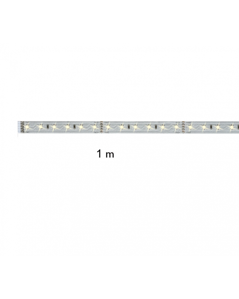 Tira LED Paulmann 500 Blanco Cálido Regleta Individual 1m 6W 550lm/m 2700K sin recubrimiento