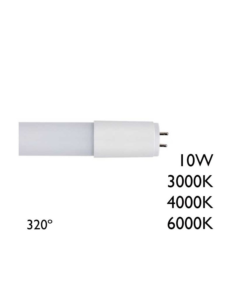 LED tube T8 LED 10W G13 60cm connection on one side 3000ºK 4000ºK 6000ºK