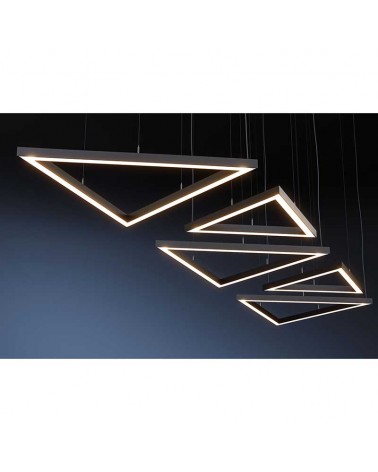 Ceiling lamp LED 64W aluminium 84cm RGB-W Tuya driver