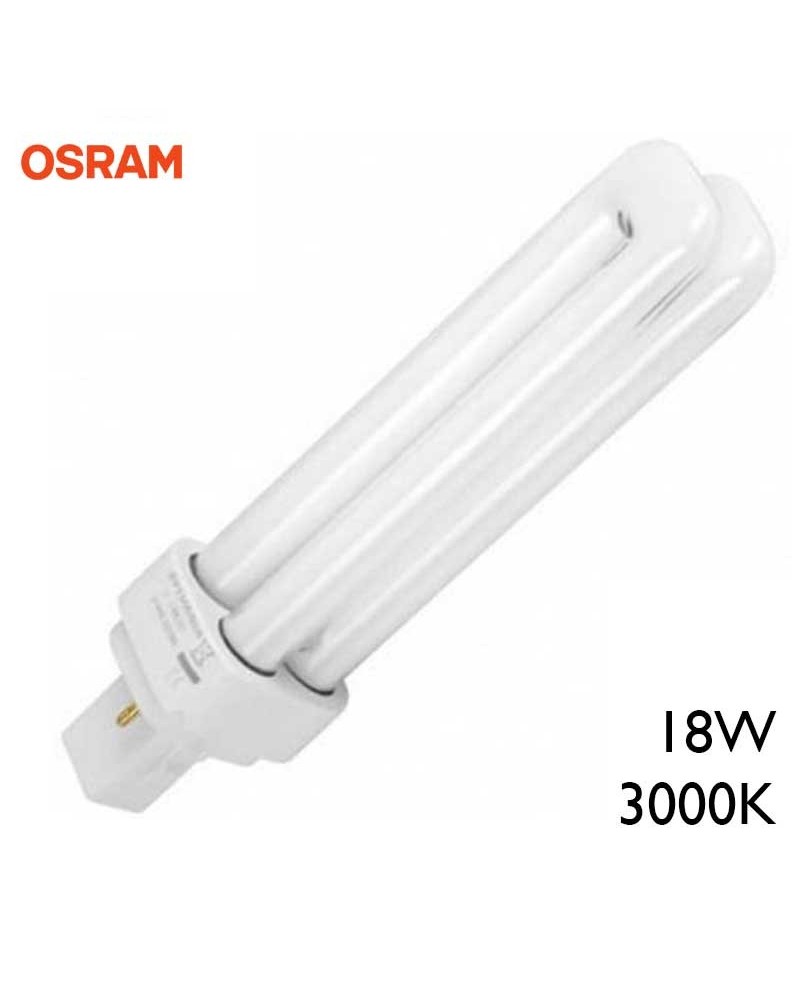 OSRAM PL-C lamp 18W G24D-2 2 PIN 3000K