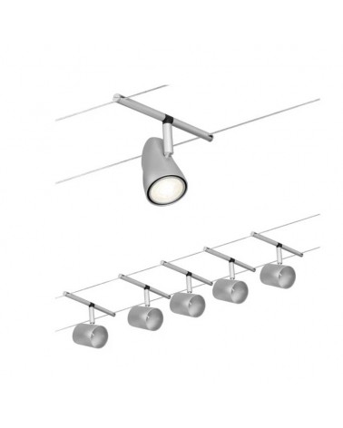 Cable system 5 spotlights GU5,3 max. 5x10W 230/12V