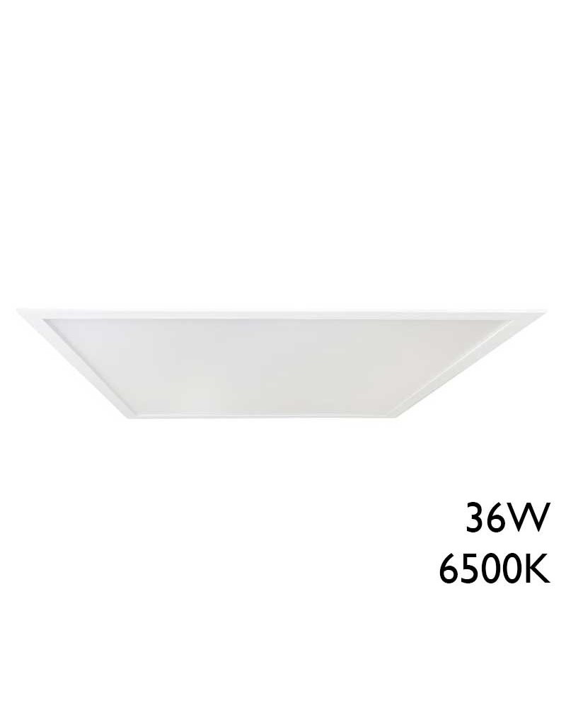 Recessed LED panel 36W 60x60cm steel body 6500K +50,000h IP40