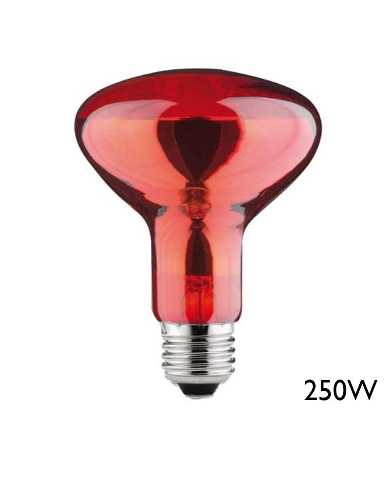 Infrared reflector bulb R125 250W E27 230V