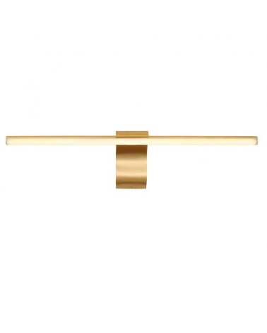 Bathroom wall light 60.8cm metal and acrylic brass finish LED 10W 4000K IP44