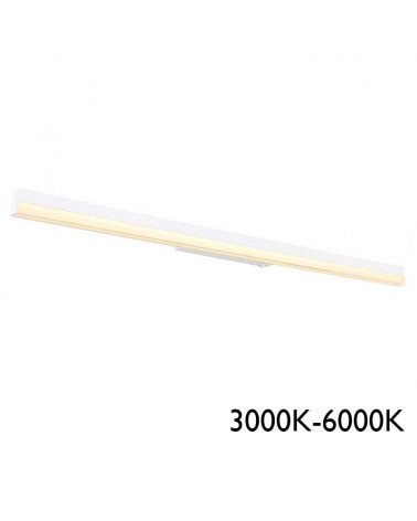 Bathroom wall light 80cm metal and aluminum LED 18W 3000K-6000K