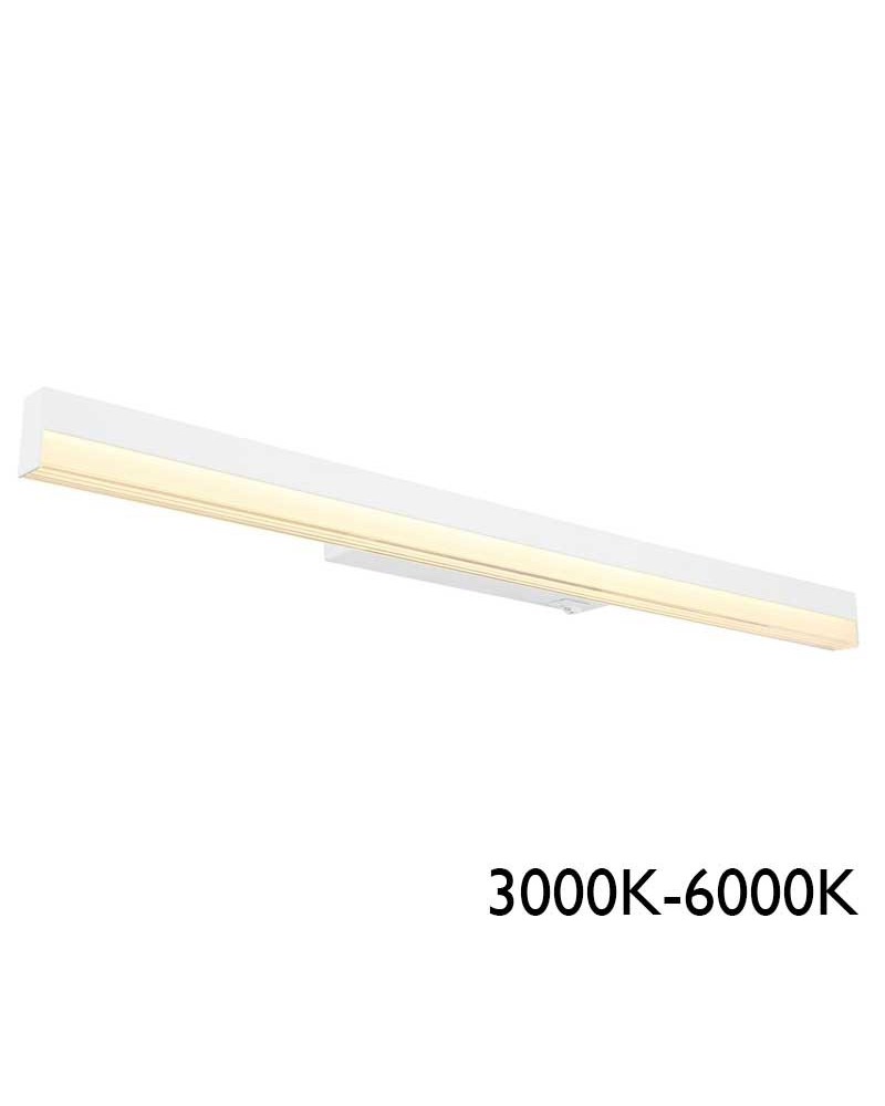 Bathroom wall light 60cm metal and aluminum LED 12W 3000K-6000K