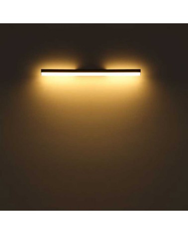 Bathroom wall light 60cm metal and aluminum LED 12W 3000K-6000K