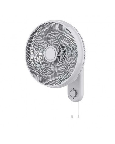 Ventilador de pared blanco 55W aspas Ø40cm