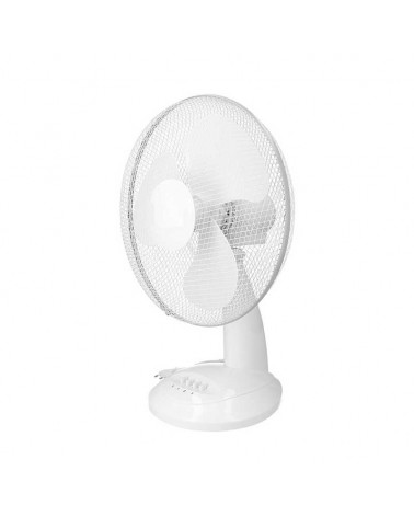 Ventilador de mesa blanco 35W aspas Ø30cm