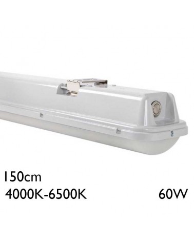 Waterproof strip 150cm LED 60W Switch 4000K-6500K DALI IP65