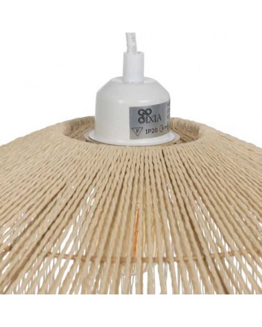 Lámpara de techo 41cm de cuerda de papel acabado crudo E27