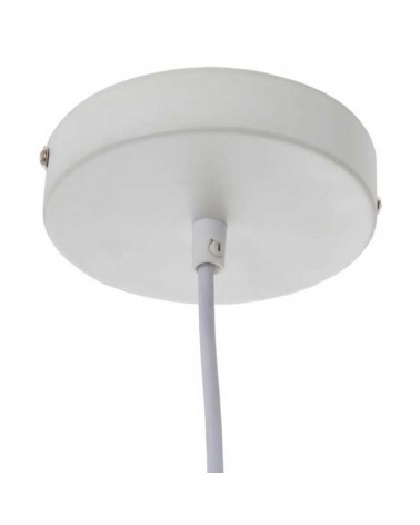 Ceiling lamp 36cm white finish metal E27