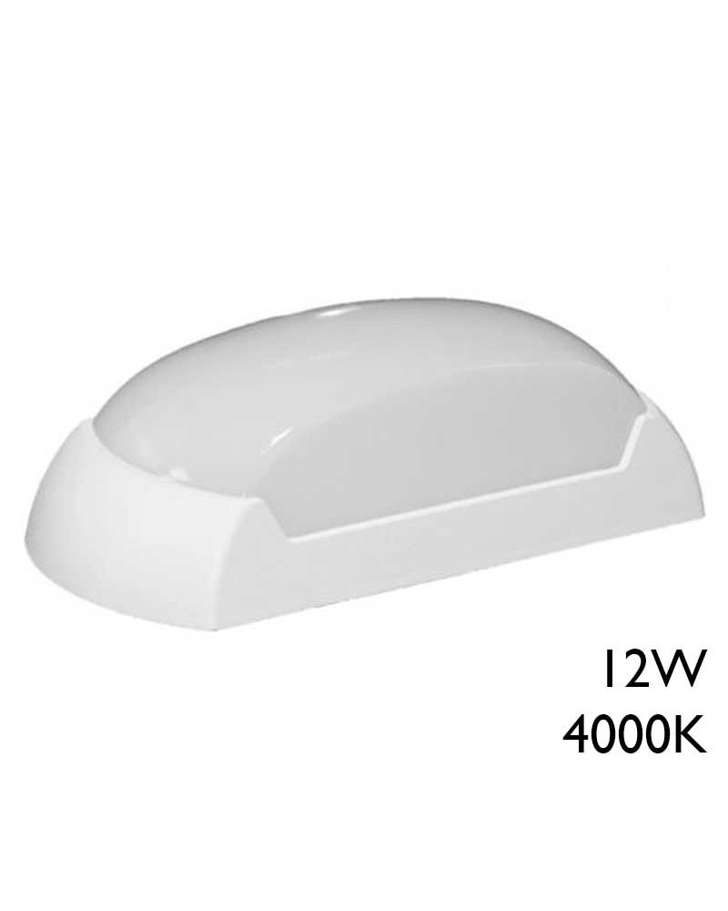 Aplique pared de exterior 24,5cm LED 12W 4000K IP65