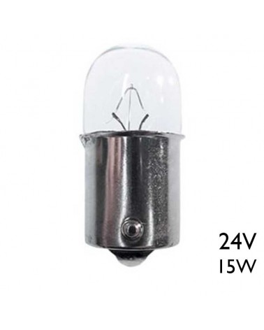 Mini spherical bulb 26x45mm 15W 24V BA15S
