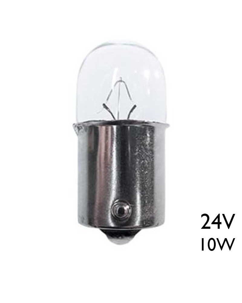 Mini spherical bulb 18x35mm 10W 24V BA15S