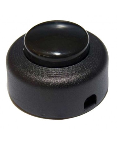 Black finish foot switch IP40