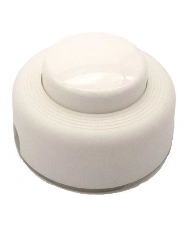 Foot switch white finish IP40