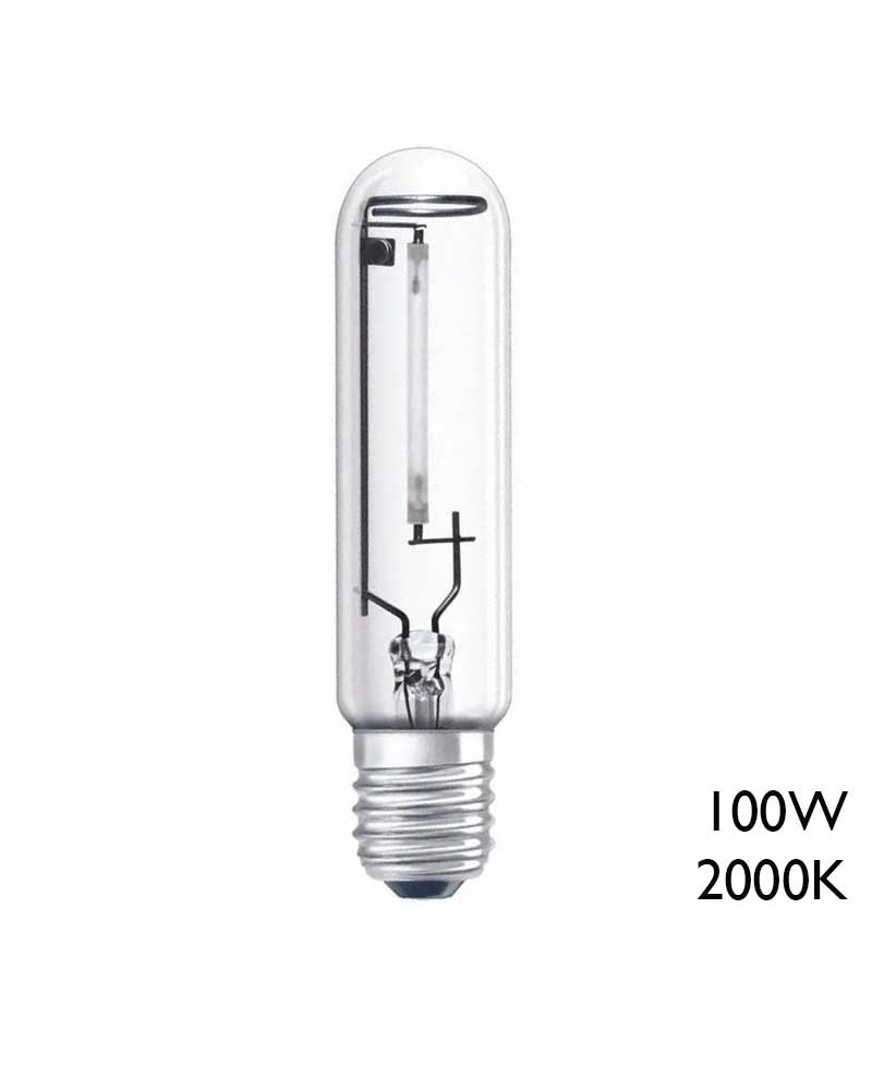 High pressure sodium mix light bulb lamp Tubular 100W E40 2000K