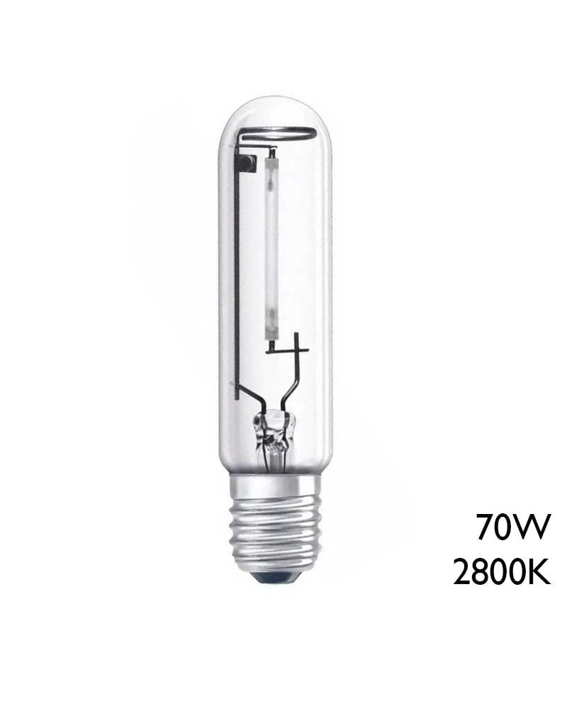 HLI Tubular metal halide bulb lamp 70W E27 2800K