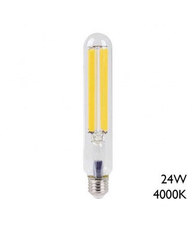 High brightness industrial bulb with T38 LED filaments 24W 4000K E27