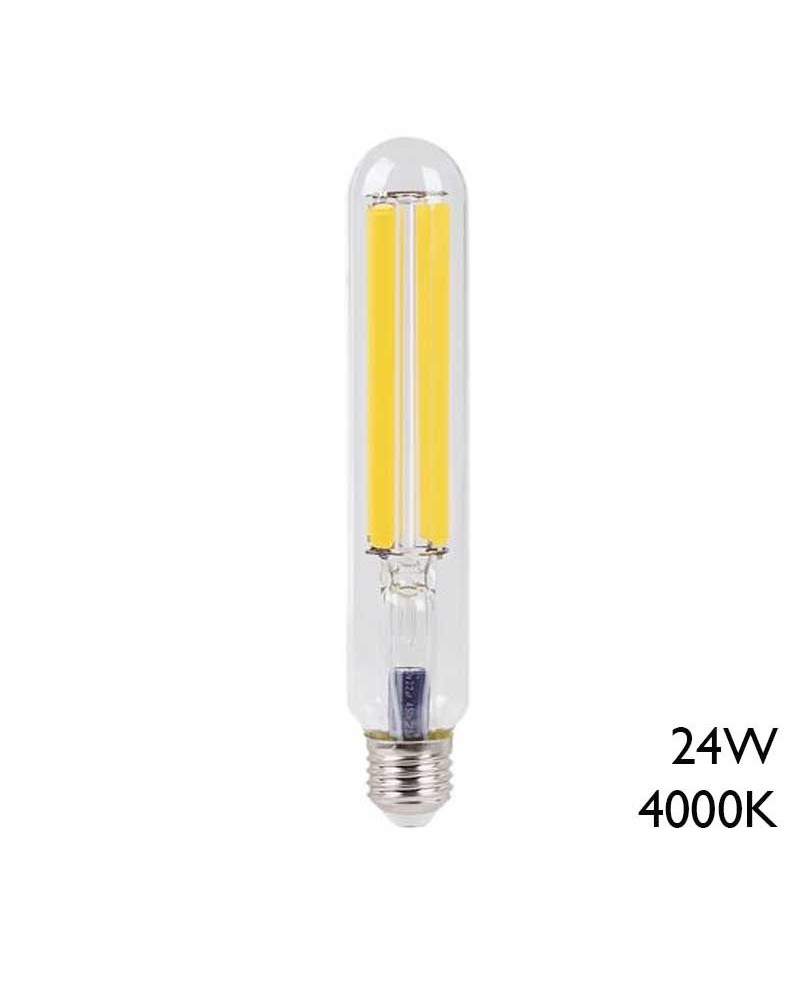 High brightness industrial bulb with T38 LED filaments 24W 4000K E27