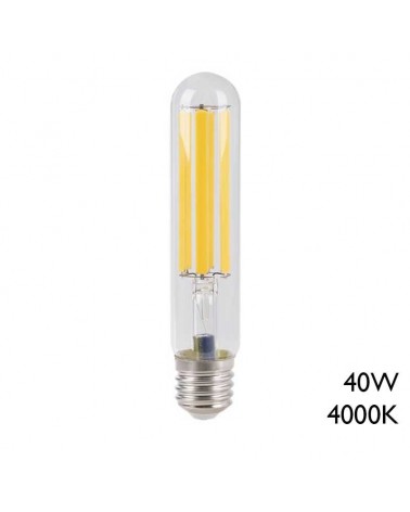 High brightness industrial bulb with T46 LED filaments 40W 4000K E40