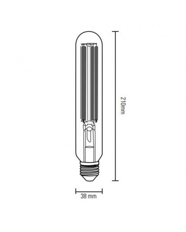 Bombilla Industrial alta luminosidad de filamentos T38 LED 24W 4000K E27