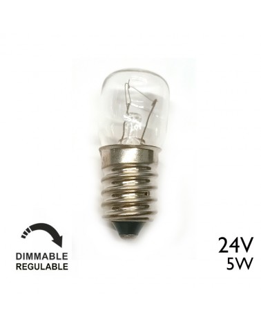 Lámpara tubular 24V 5W E14