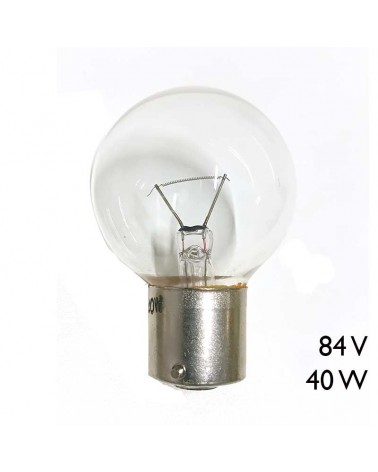 Round bulb navigation lamp BA20S 40W 84V