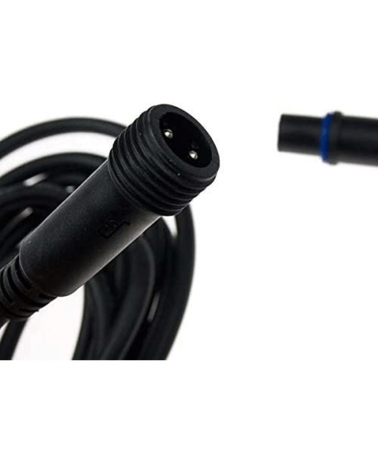 Cable alimentación 150cms negro 230V para guirnaldas LED