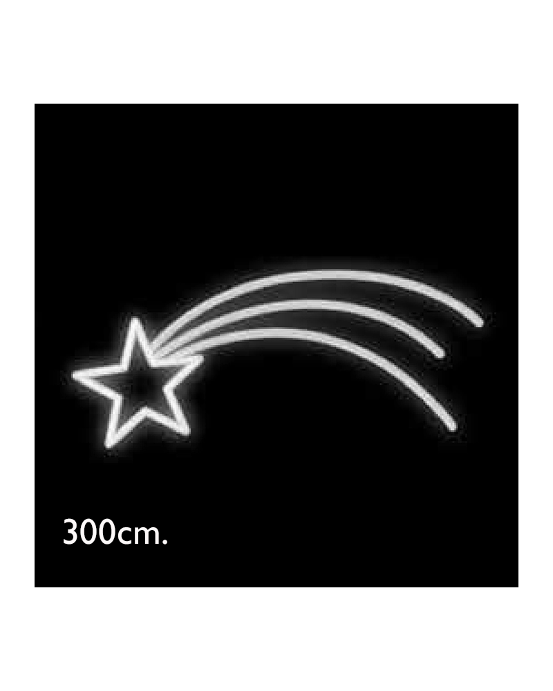 Christmas star 3 meters double neon LED kite IP65 230V 189W