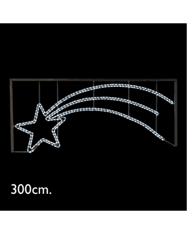 Christmas star 3 meters double neon LED kite IP65 230V 189W