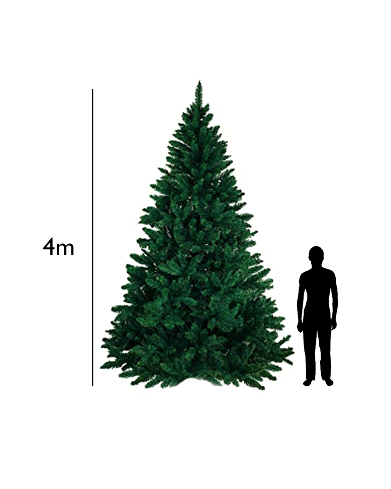 Arbol de Navidad gigante verde de 4 metros